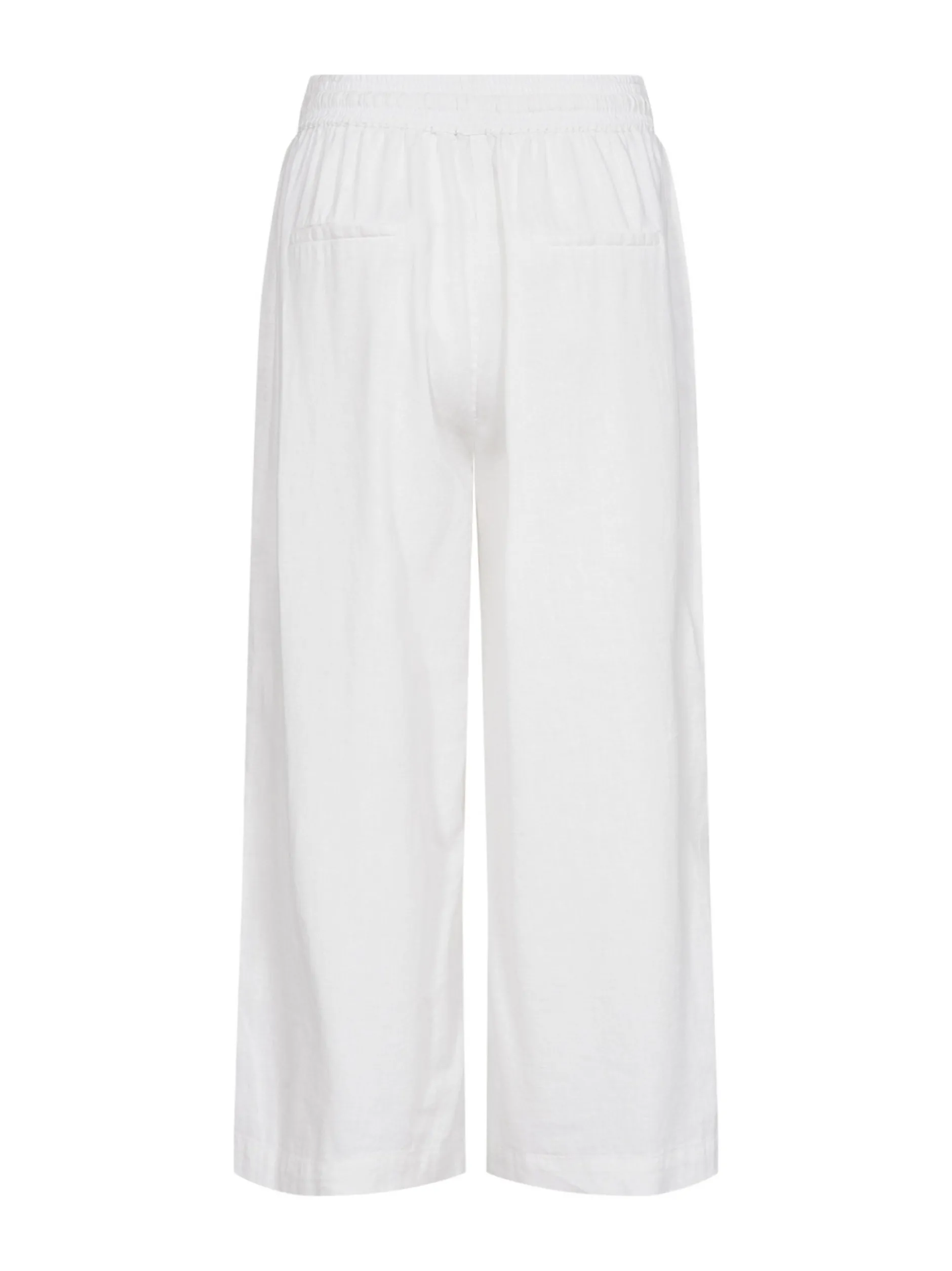 soyaconcept® Damen Hose mit Leinen-Anteil - SC-Ina in weiß