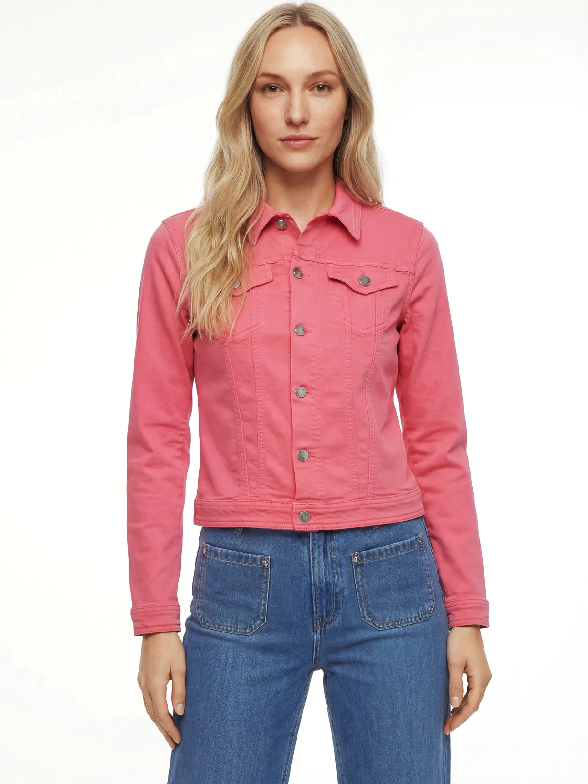 soyaconcept® Damen Jeansjacke - Erna in koralle