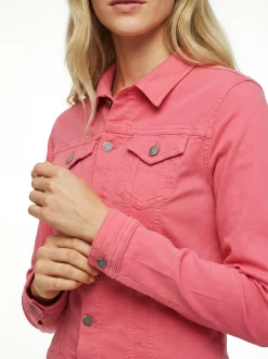 soyaconcept® Damen Jeansjacke - Erna in koralle