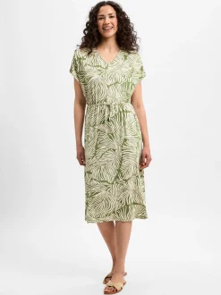 soyaconcept® Damen Jerseykleid - Marica in oliv
