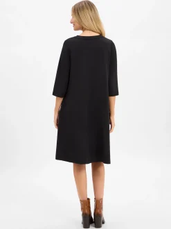 soyaconcept® Damen Kleid - Banu in schwarz - Länge: midi
