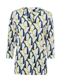 soyaconcept® Damen Shirt - Felicity in hellblau mehrfarbig