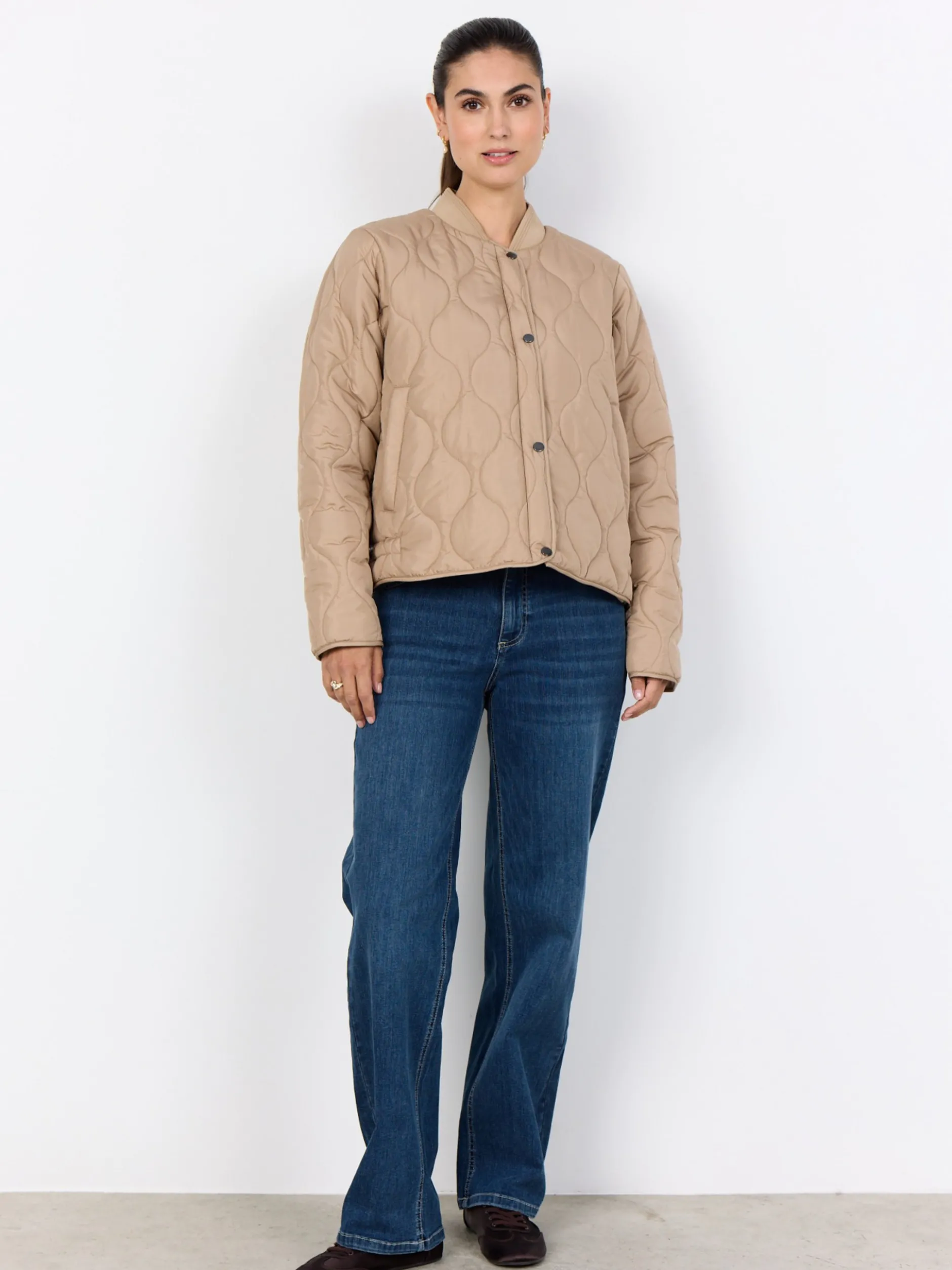 soyaconcept® Damen Steppjacke - Fenya in camel