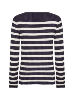soyaconcept® Damen Strickpullover - Dollie in marine ecru