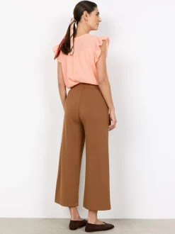 soyaconcept® Damen Sweatpants in braun - Länge: verkürzt