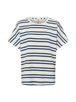 soyaconcept® Damen T-Shirt - Barni in marine weiß