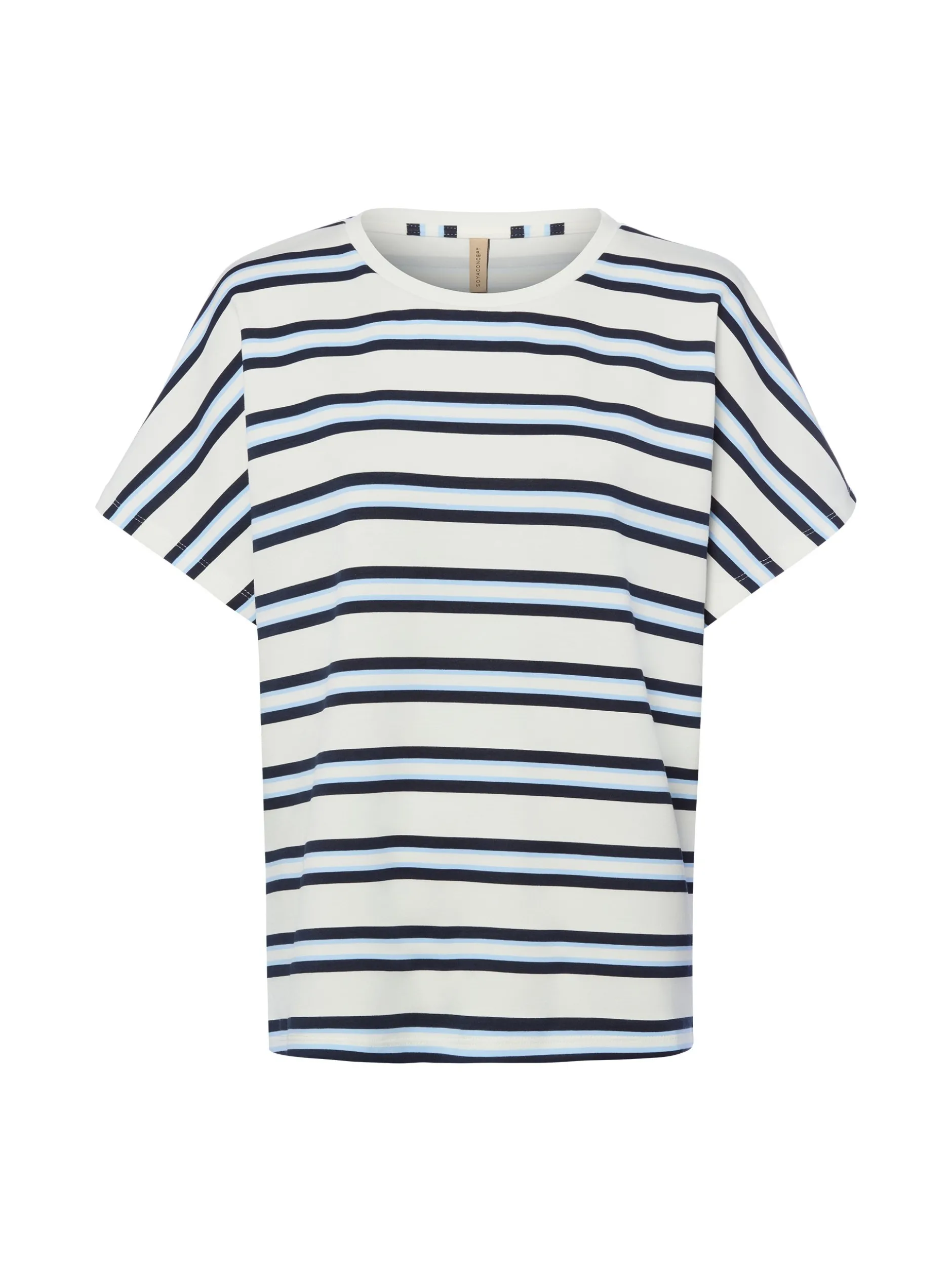 soyaconcept® Damen T-Shirt - Barni in marine weiß