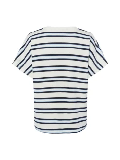soyaconcept® Damen T-Shirt - Barni in marine weiß