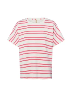 soyaconcept® Damen T-Shirt - Barni in pink weiß