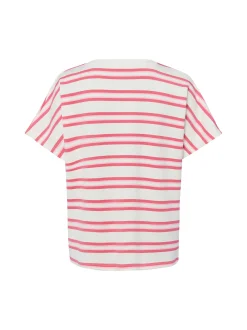soyaconcept® Damen T-Shirt - Barni in pink weiß