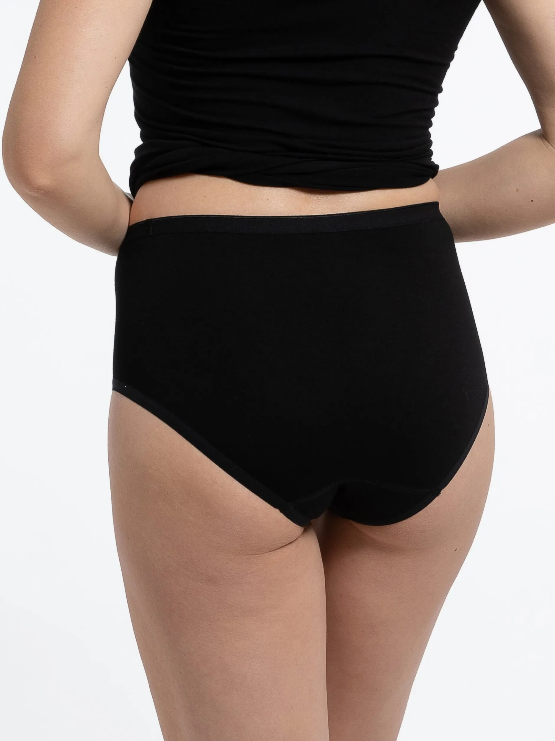 SPEIDEL Damen Midi Slip - 5er-Pack Bambus in schwarz