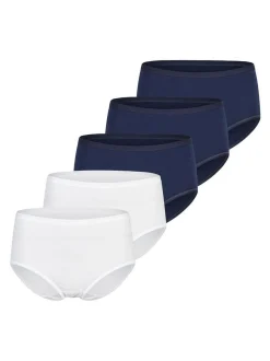 SPEIDEL Damen Midi Slip - 5er Pack Cotton & More in blau