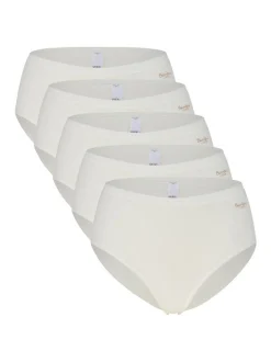 SPEIDEL Damen Midi Slip - 5er-Pack Bambus in beige weiß