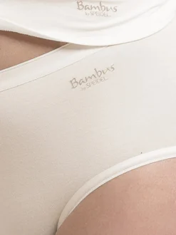 SPEIDEL Damen Midi Slip - 5er-Pack Bambus in beige weiß