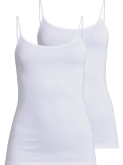 SPEIDEL Damen Spaghetti Top - 2er Pack Nadine in weiß