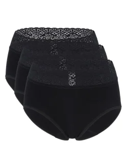 SPEIDEL Damen Taillen Slip - 3er-Pack Natalie in schwarz