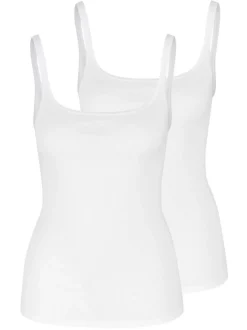 SPEIDEL Damen Unterhemd - 2er Pack bio.cotton in weiß