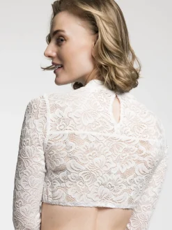 Spieth & Wenksy Damen Dirndlbluse - Andora in weiß