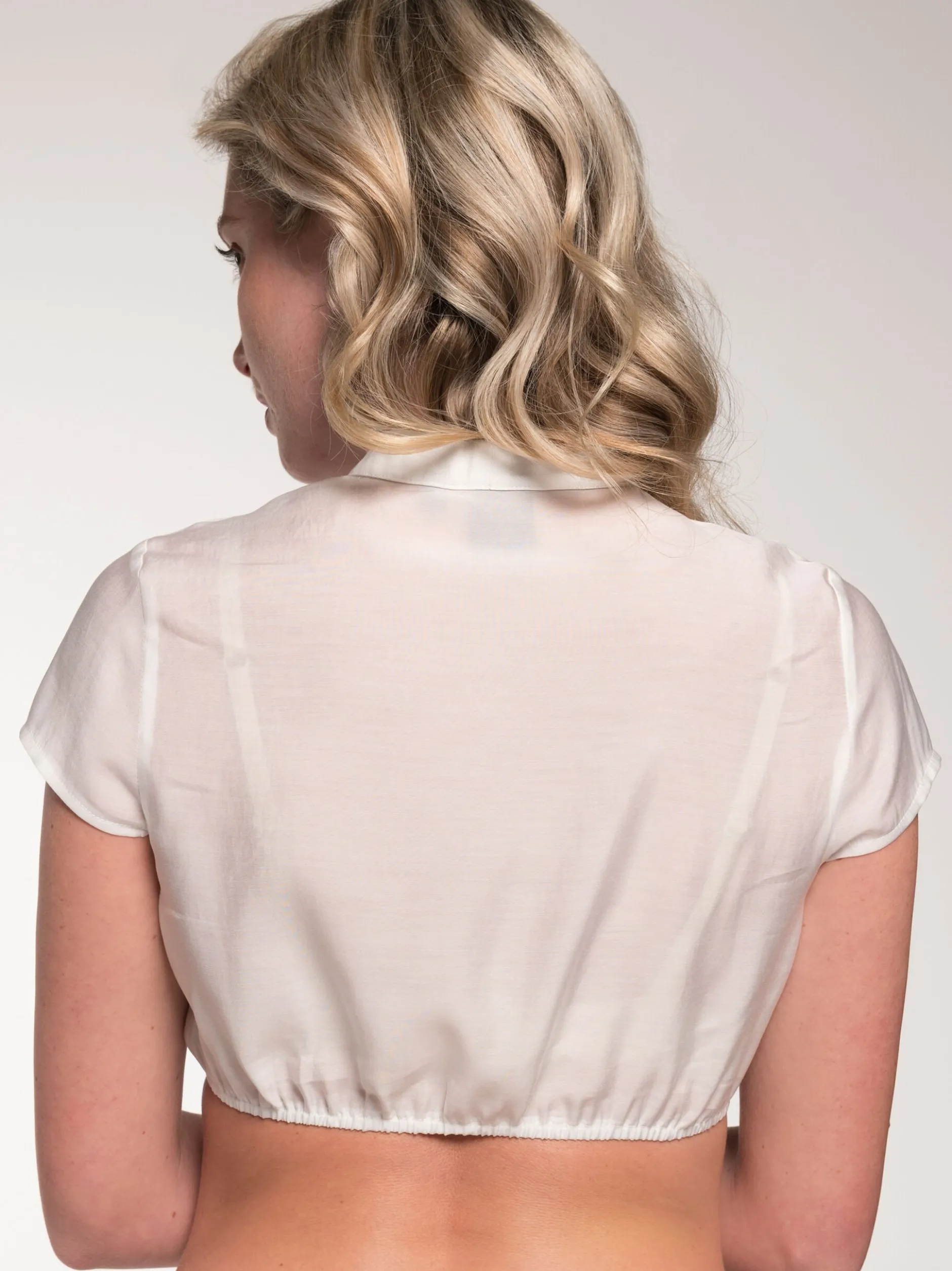 Spieth & Wenksy Damen Dirndlbluse - Grimm in weiß