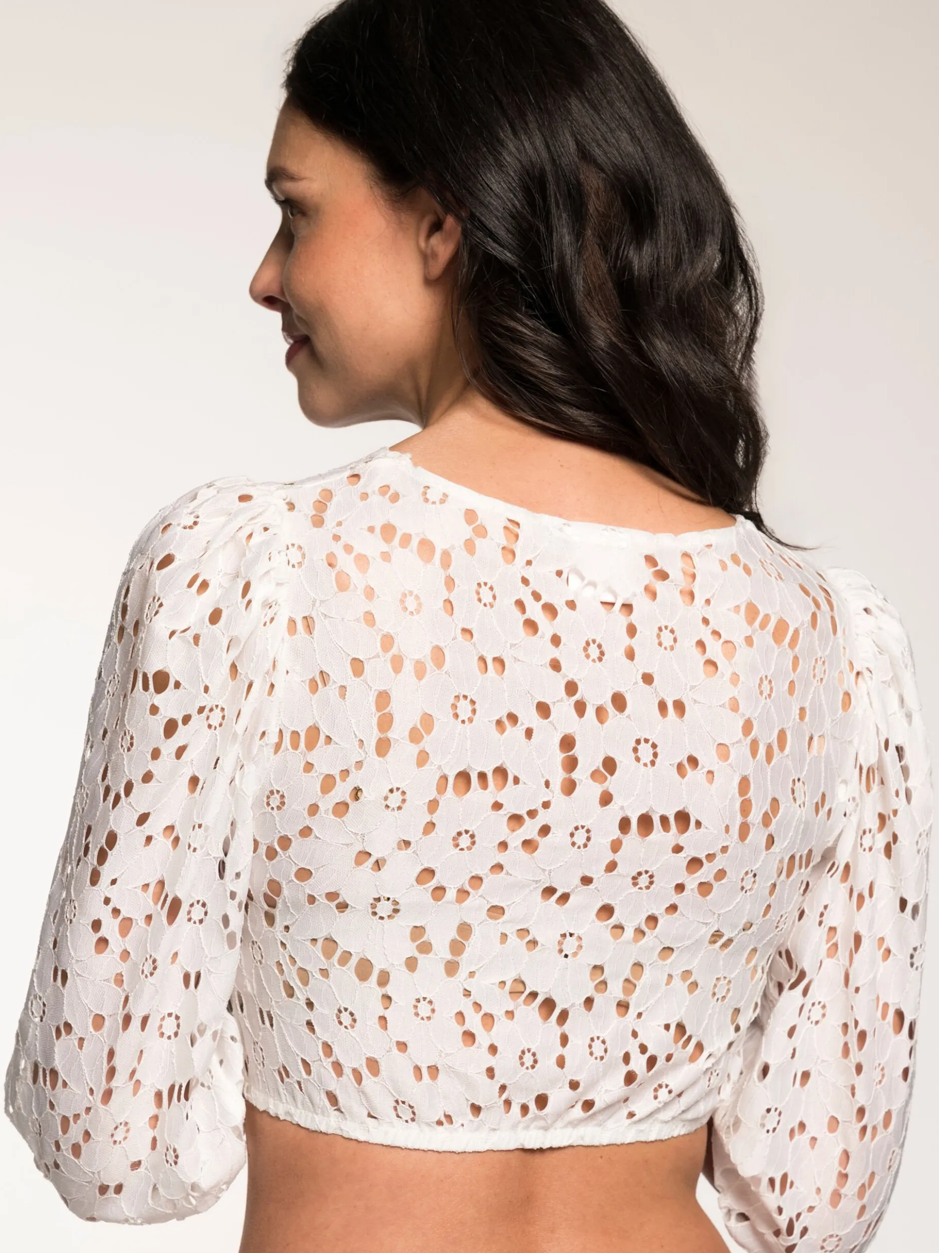 Spieth & Wenksy Damen Dirndlbluse - Geraldine in weiß
