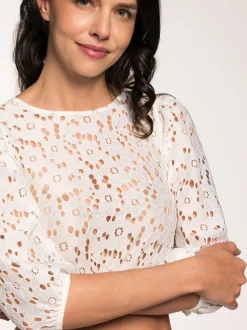 Spieth & Wenksy Damen Dirndlbluse - Geraldine in weiß