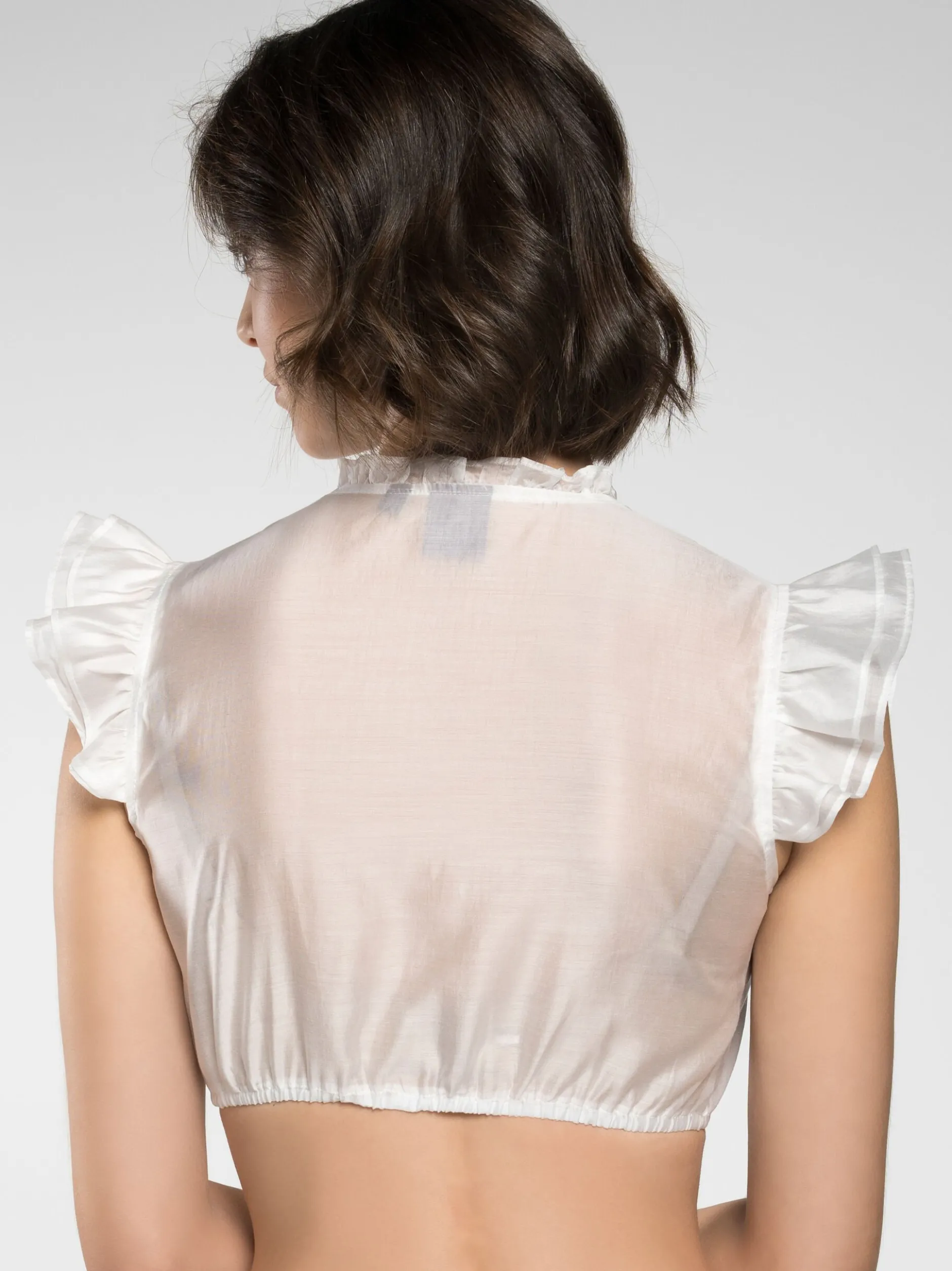 Spieth & Wenksy Damen Dirndlbluse - Fran in weiß