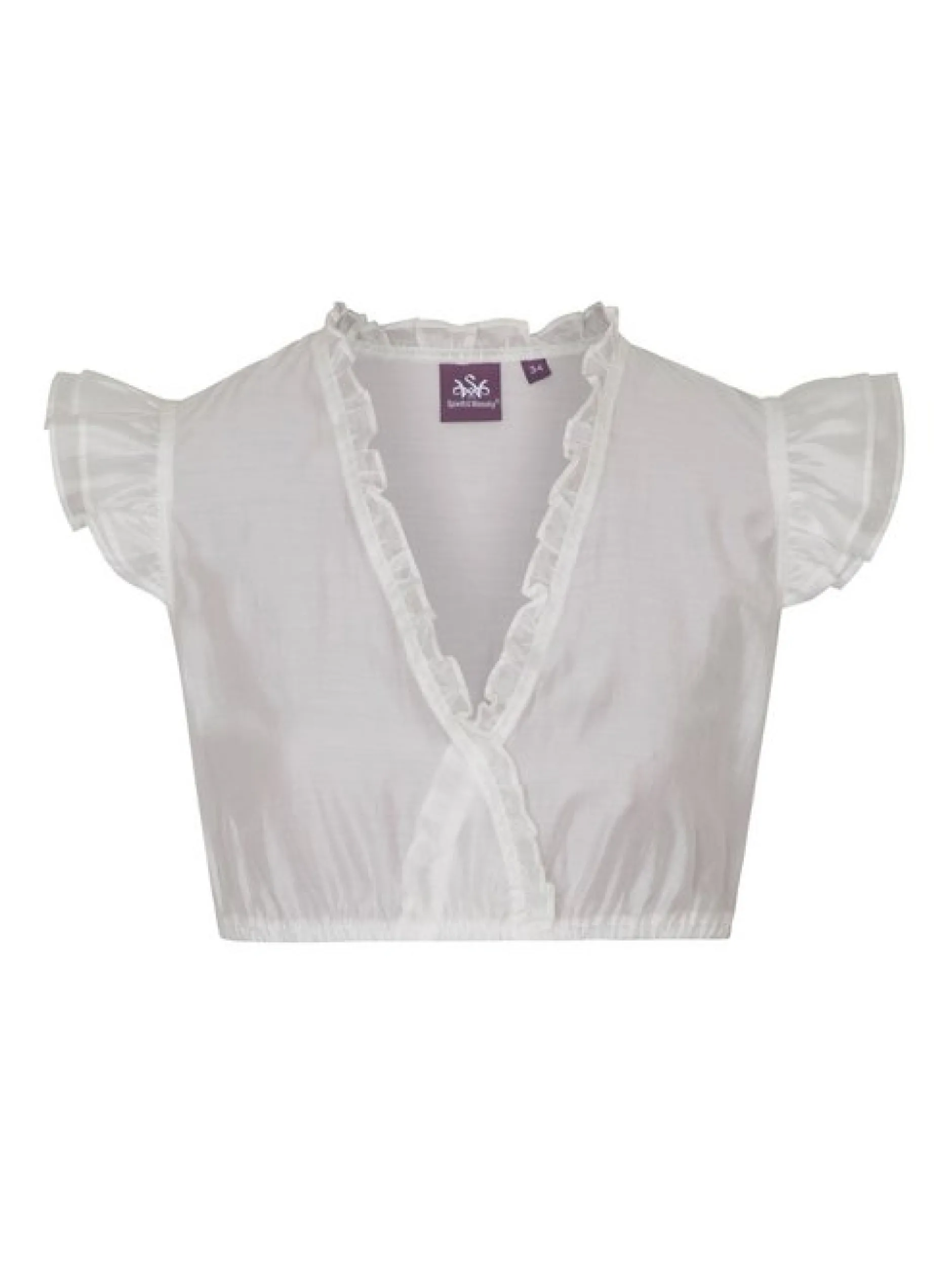 Spieth & Wenksy Damen Dirndlbluse - Fran in weiß