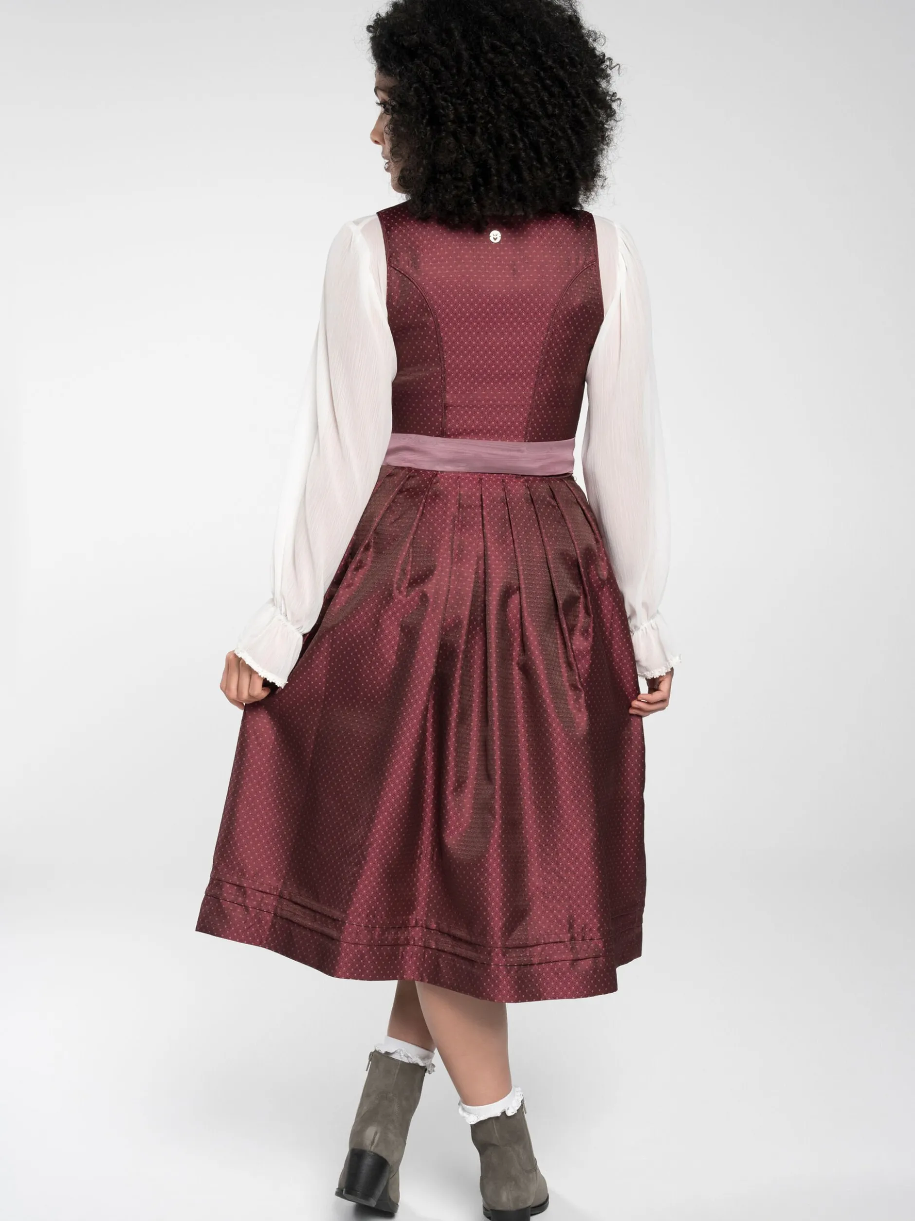 Spieth & Wenksy Damen Dirndl - Dirndl Flamingo in koralle