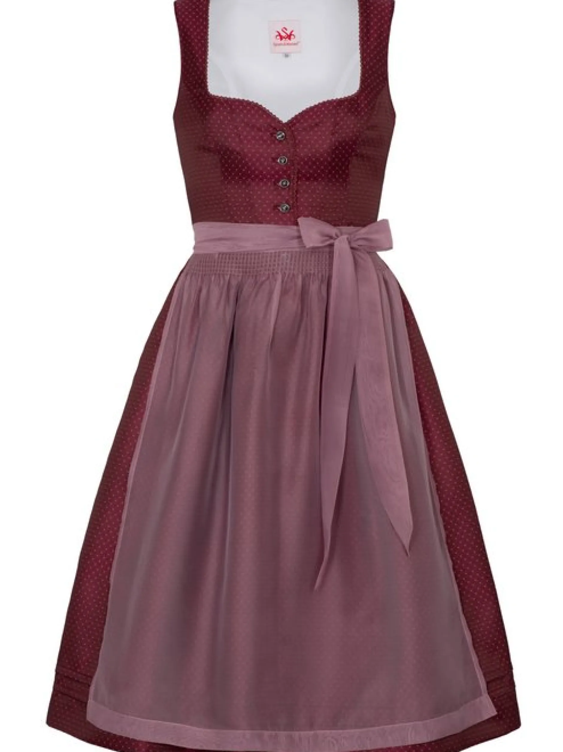 Spieth & Wenksy Damen Dirndl - Dirndl Flamingo in koralle
