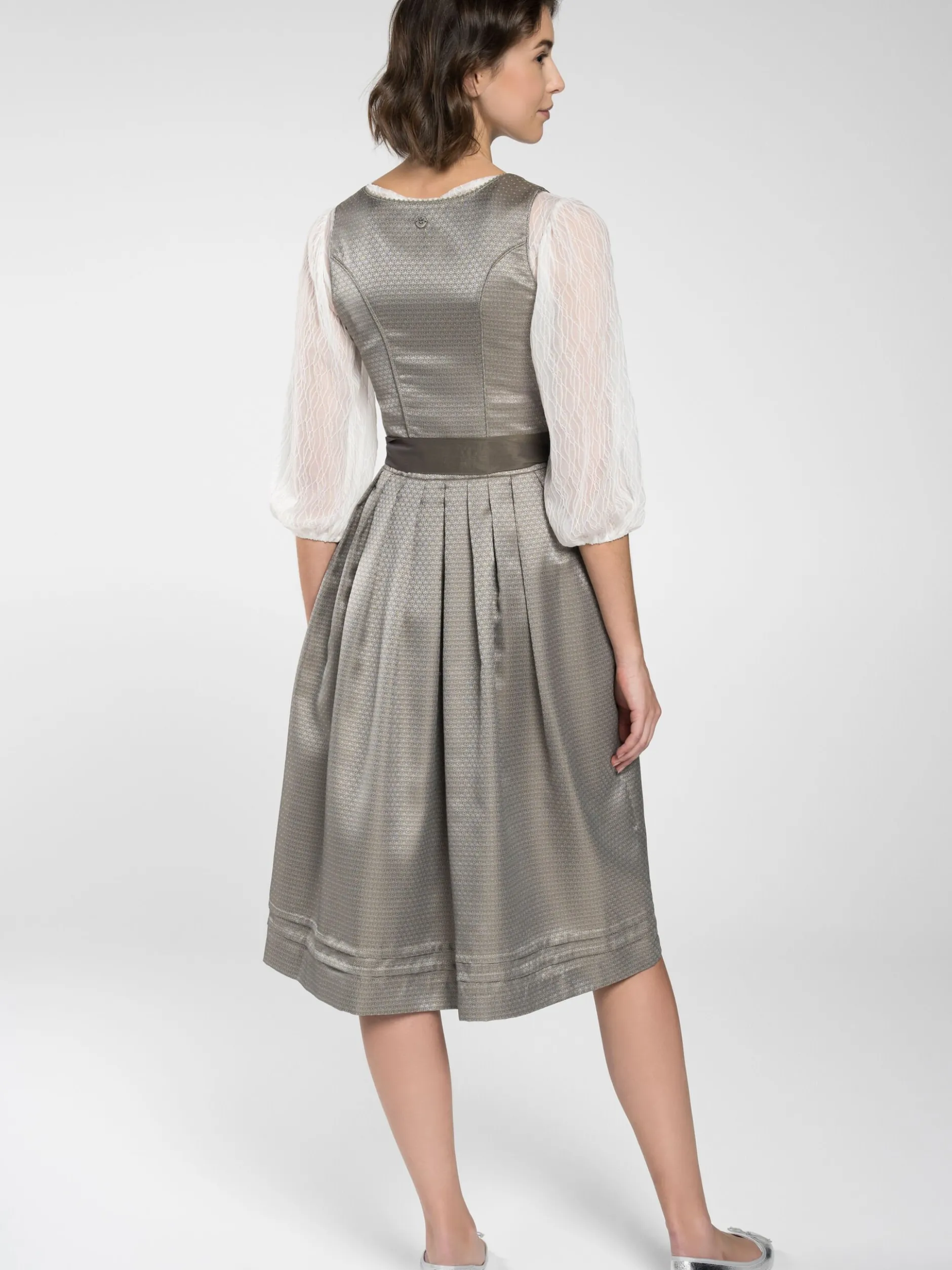 Spieth & Wenksy Damen Dirndl - Dirndl Flamingo in oliv
