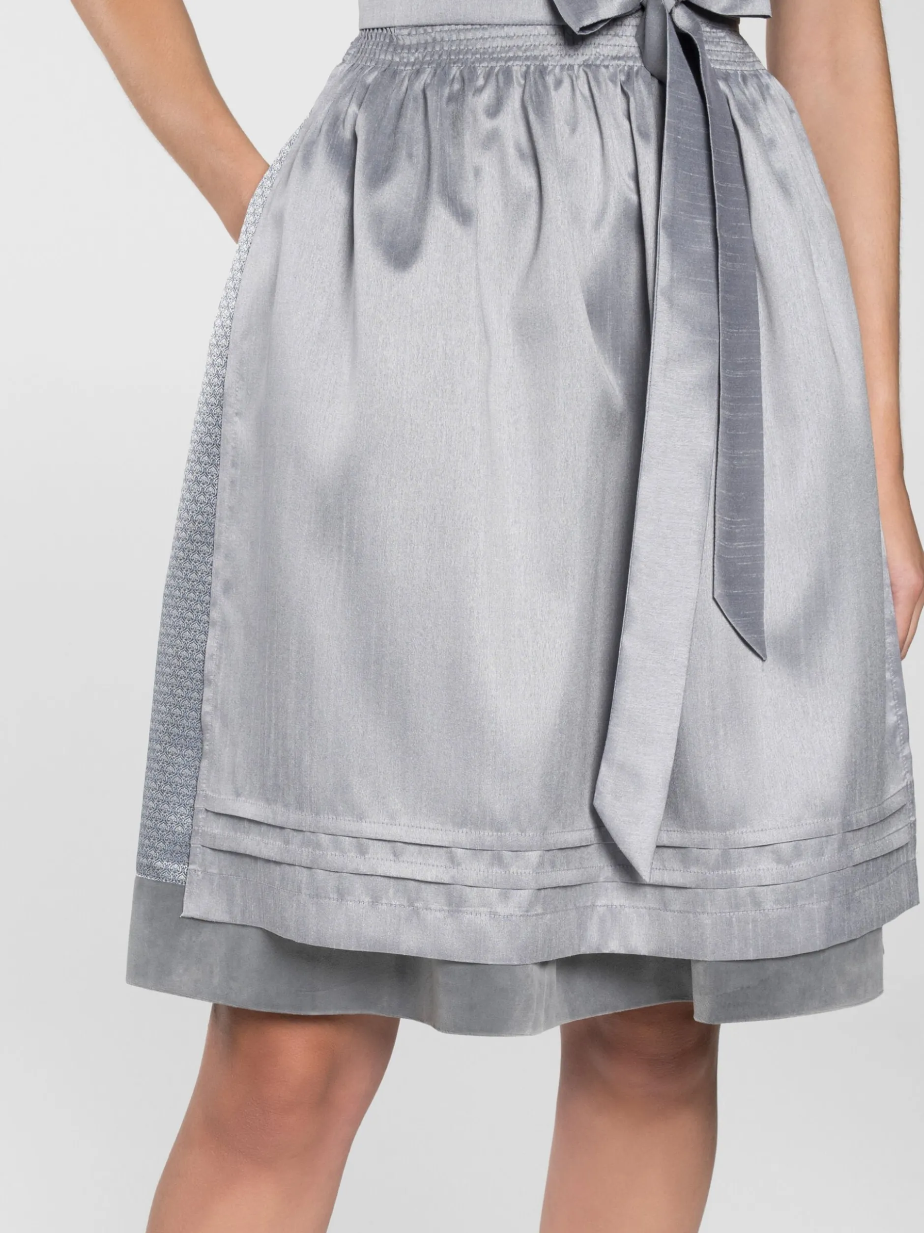 Spieth & Wenksy Damen Dirndl - Dirndl "Fiedler" in silber