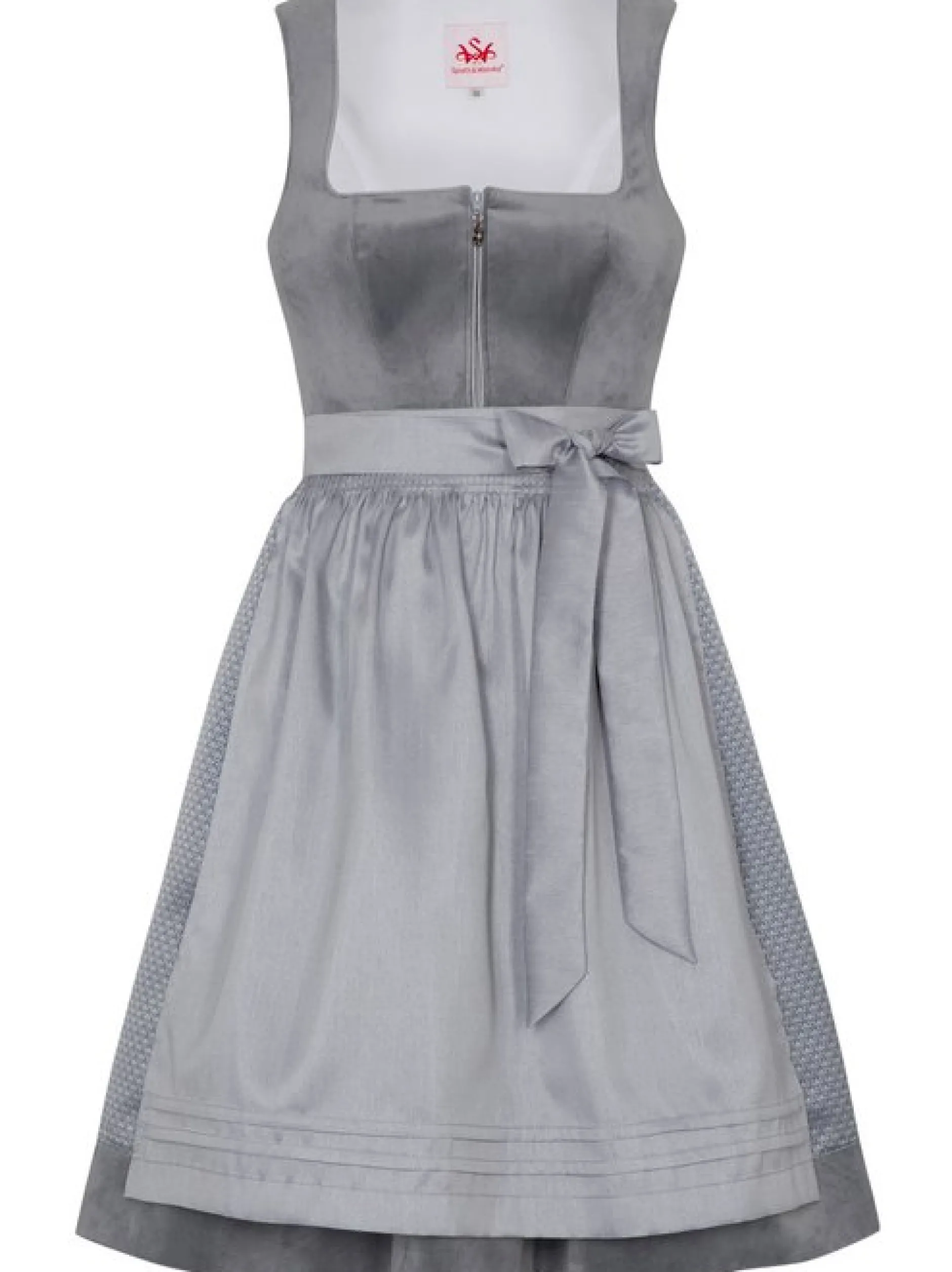 Spieth & Wenksy Damen Dirndl - Dirndl "Fiedler" in silber