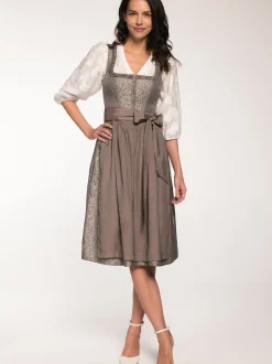 Spieth & Wenksy Damen Dirndl - Gesia in taupe