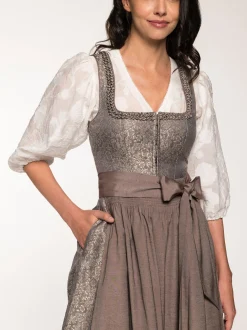 Spieth & Wenksy Damen Dirndl - Gesia in taupe