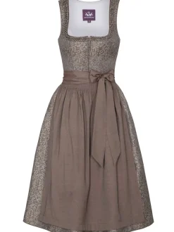 Spieth & Wenksy Damen Dirndl - Gesia in taupe