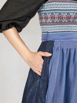 Spieth & Wenksy Damen Dirndl - Ghiese in blau