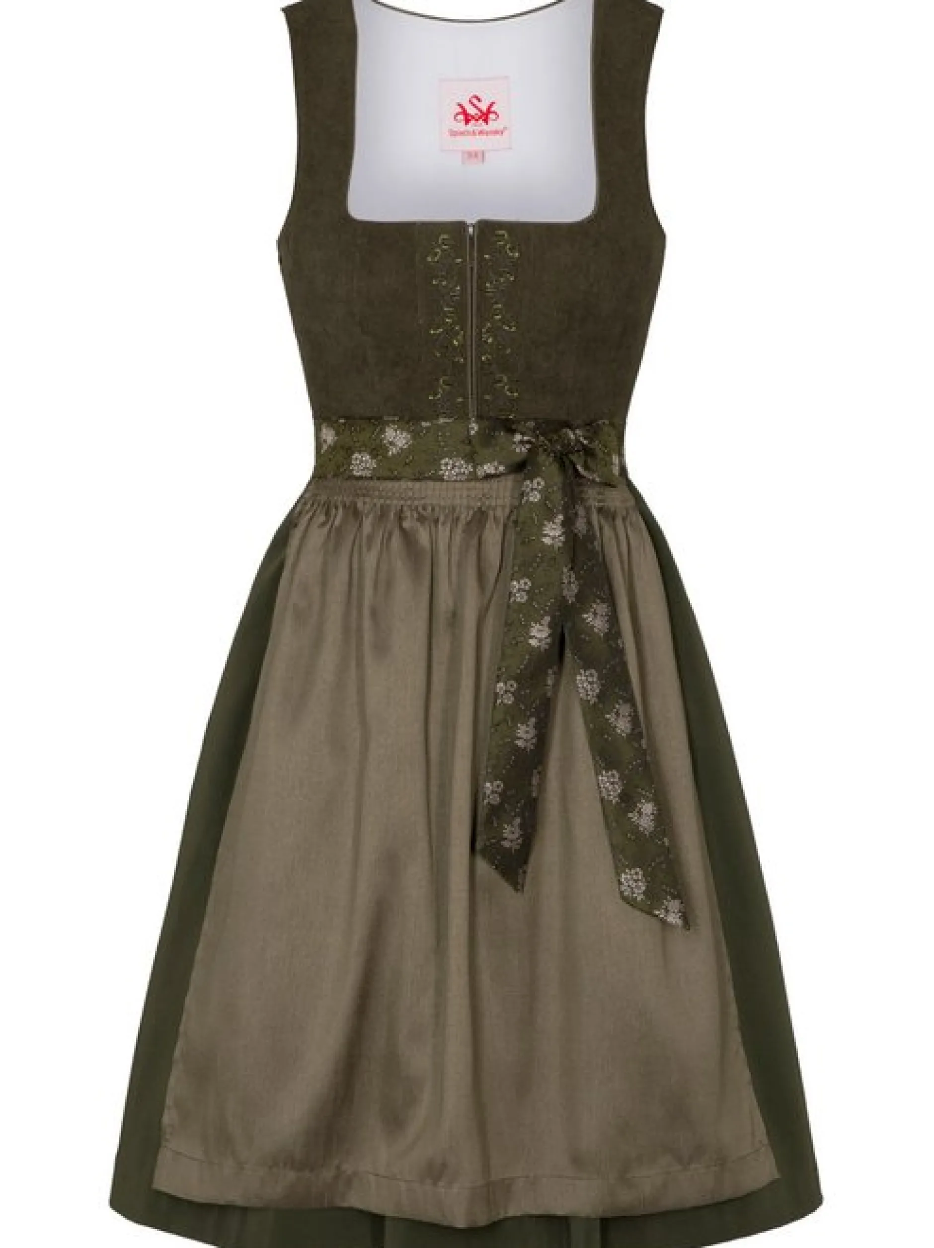 Spieth & Wenksy Damen Dirndl - Glenn in oliv