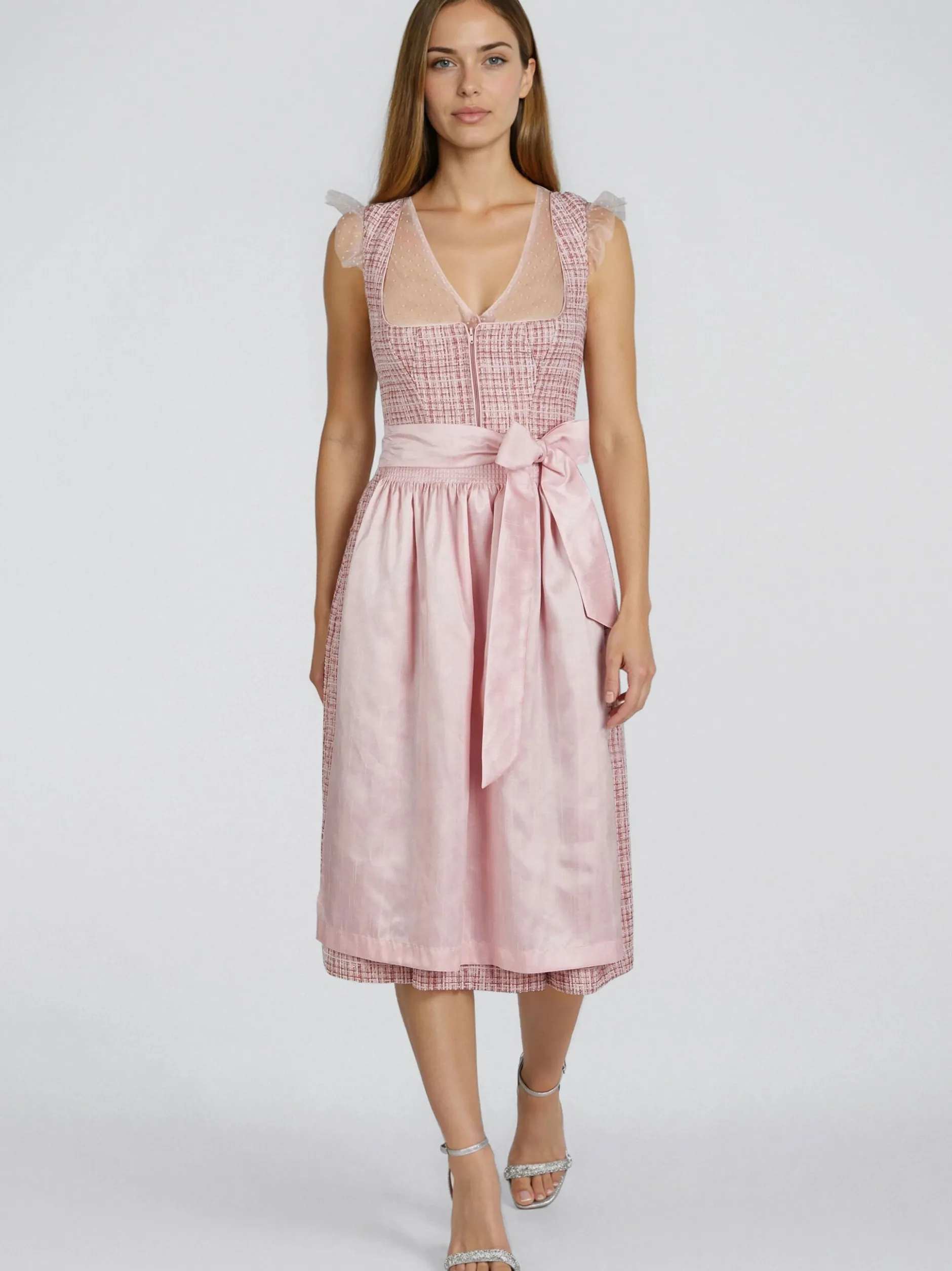 Spieth & Wenksy Damen Dirndl - Harvey in rosa