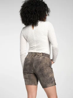Spieth & Wenksy Damen Lederhosen - Lederhose "Filipa" in braun
