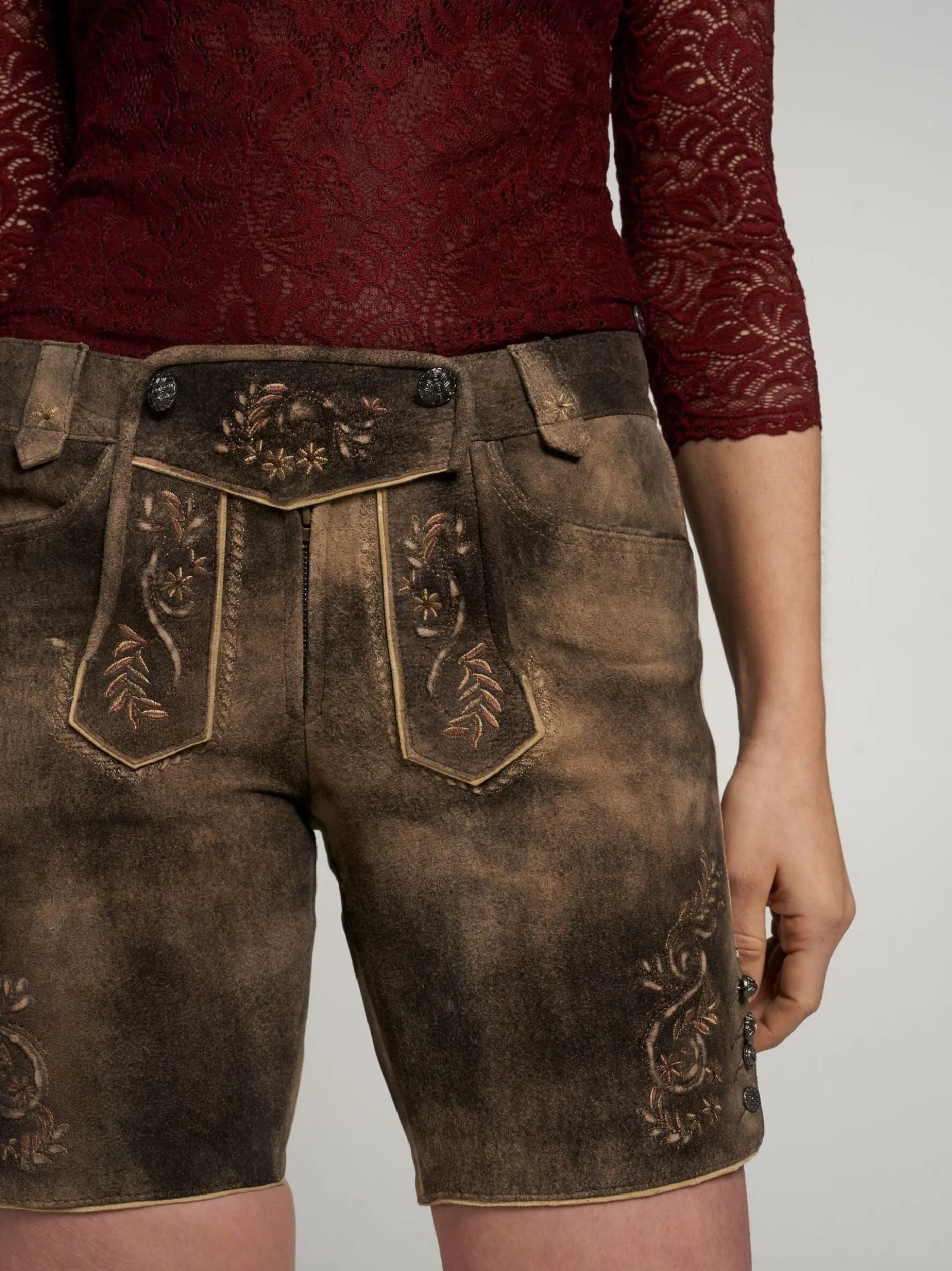 Spieth & Wenksy Damen Lederhose - Aleha in braun