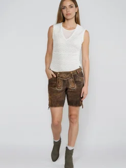 Spieth & Wenksy Damen Lederhose - Fay in braun