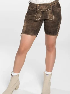Spieth & Wenksy Damen Lederhose - Fay in braun