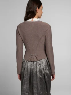 Spieth & Wenksy Damen Strickjacke - Alice in braun
