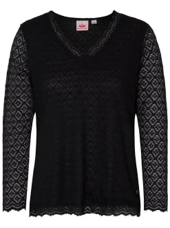 Spieth & Wenksy Damen Trachtenbluse - Eva in schwarz