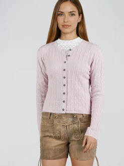 Spieth & Wenksy Damen Trachtenstrickjacke - Hummeltal in rosa