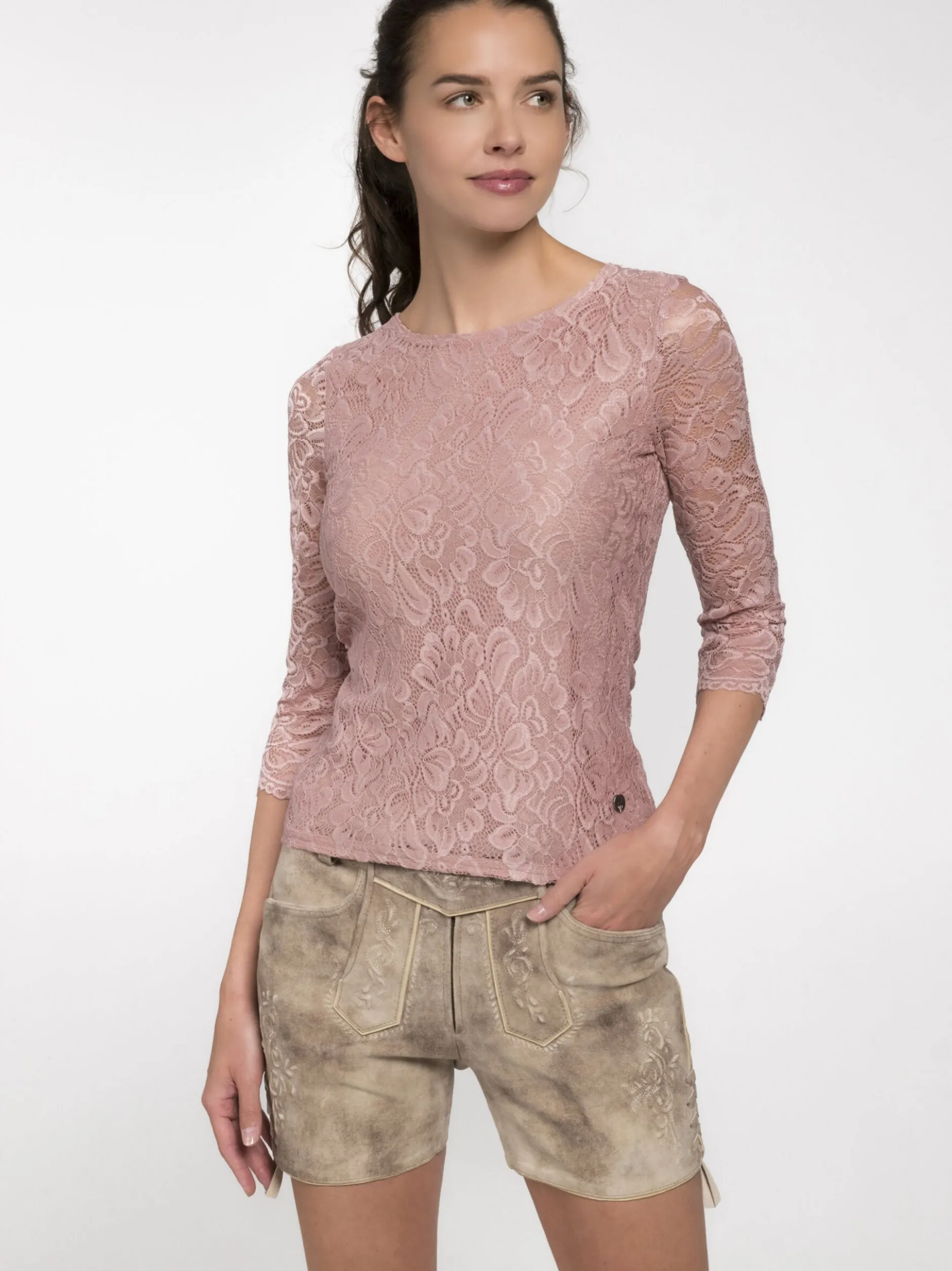 Spieth & Wenksy Damen Trachtenblusen - Alheim in rosa