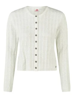 Spieth & Wenksy Damen Trachtenstrickjacke - Hummeltal in weiß