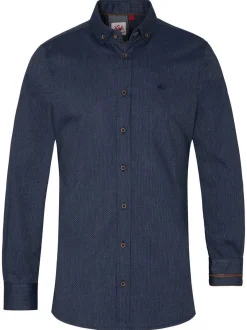 Spieth & Wenksy Herren Hemd - Gennach in blau
