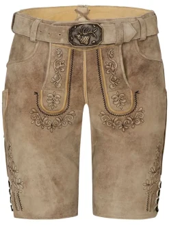 Spieth & Wenksy Herren Lederhose - Grafenau in braun
