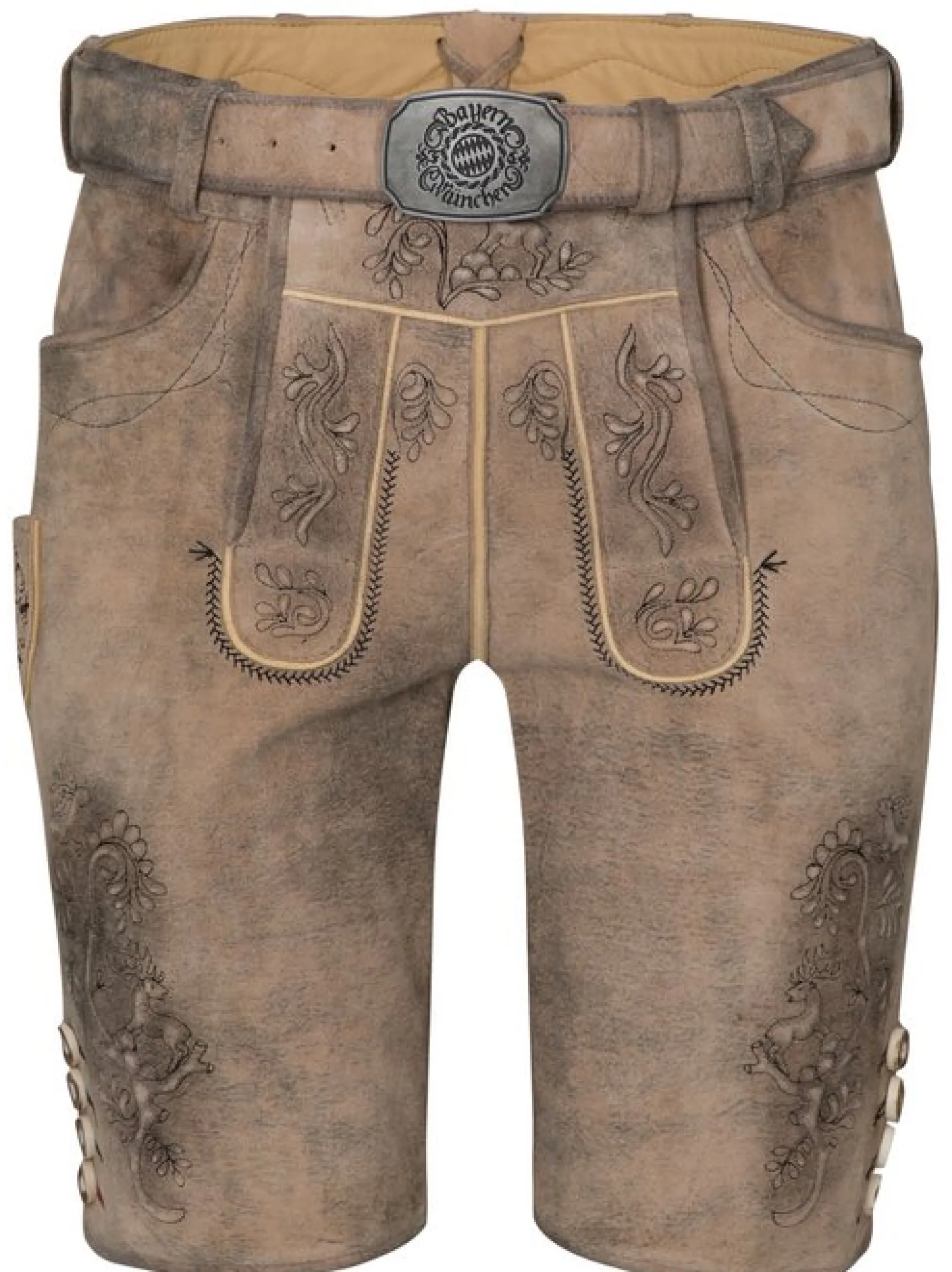 Spieth & Wenksy Herren Lederhosen - FCB-Gotteszell in braun